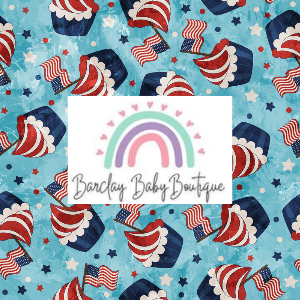 RWB Cupcake Fabric TODDLER/Pre-School (12/18m - 5T) ALL Patterns