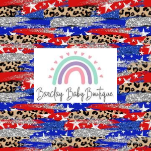 RWB Cheetah Brushstroke Fabric TODDLER/Pre-School (12/18m - 5T) ALL Patterns