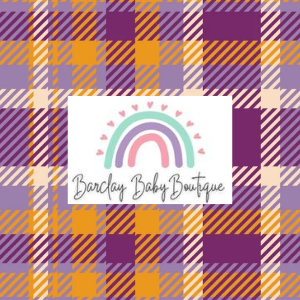 Purple/Orange Fabric TODDLER/Pre-School (12/18m - 5T) ALL Patterns