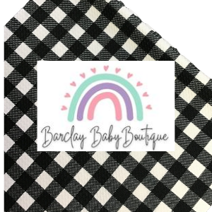 Black/White Fabric TODDLER/Pre-School (12/18m - 5T) ALL Patterns