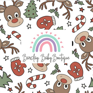 Reindeer Fabric INFANT (Preemie, Newborn, 0 /3m to 9/12m) ALL Patterns