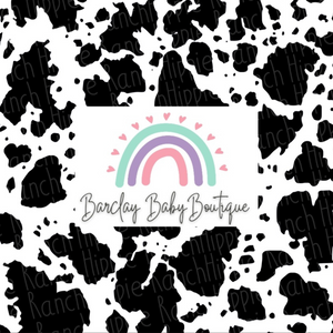 Cow Print Fabric TODDLER/Pre-School (12/18m - 5T) ALL Patterns