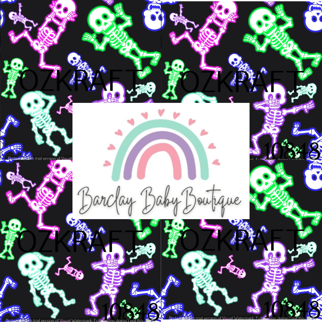 Skelton Fabric CHILD (6y - 12y) ALL Patterns