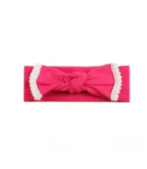 Headband with tassel - Pink