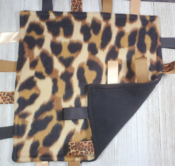 Cheetah Lovey Tag Blanket