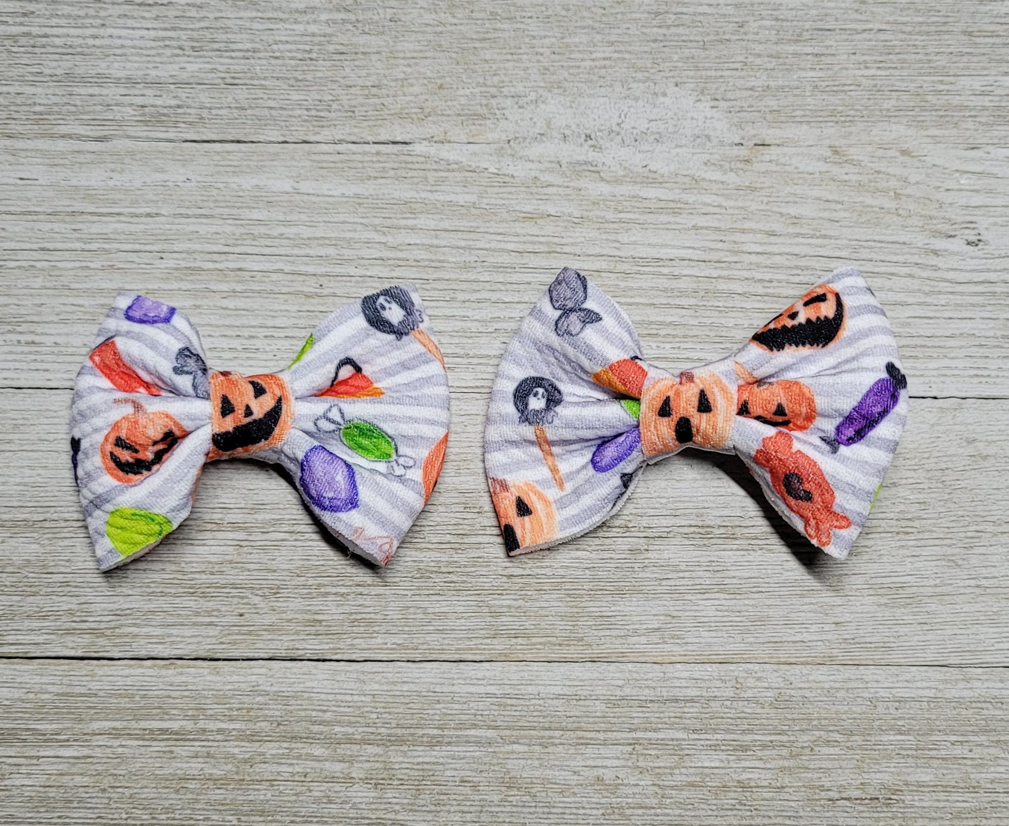 Halloween Candy Piggie Bows