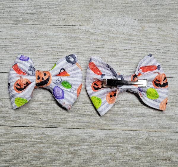 Halloween Candy Piggie Bows