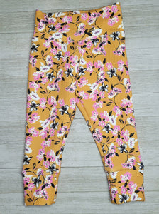 RTS 6/9m Mustard Floral