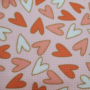 Pink Heart Fabric TODDLER/CHILD (12/18m - 6T) Bummie, Bummie Skirt, Shorts, Leggings or Joggers
