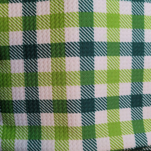 Green Plaid Fabric TODDLER/CHILD (18/24m - 6T) Bummie, Bummie Skirt, Shorts, Leggings or Joggers