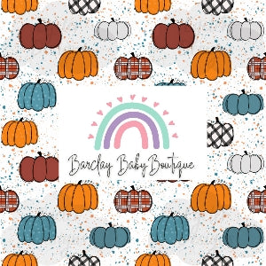 Fall Pumpkin Fabric TODDLER/CHILD (18/24m - 6T) ALL Patterns
