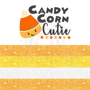 Candy Corn Fabric Peplum Dress with Sublimation top (0/3m - 6t)