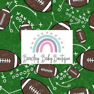Football Playbook Fabric TODDLER/CHILD (18/24m - 6T) ALL Patterns