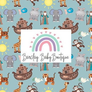 Noah's Ark Fabric TODDLER/CHILD (18/24m - 6T) ALL Patterns