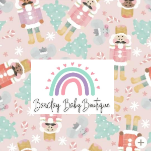 Nutcracker pink Fabric INFANT (0/3m to 12/18m) ALL Patterns