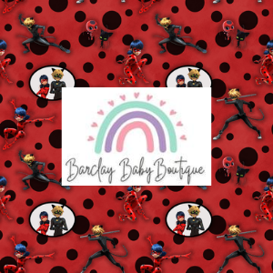 MIR Lady Bug Red Fabric INFANT (0/3m to 12/18m) ALL Patterns