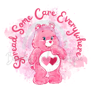 'Spread Some Care Everywhere' Onesie, Basic T-shirt and Peplum shirt SUBLIMATION