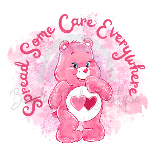 CB 'Spread Some Care Everywhere' Valentine Onesie, Basic T-shirt and Peplum shirt SUBLIMATION