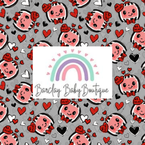 COC Valentine Fabric INFANT (Preemie, Newborn, 0/3m to 9/12m) ALL Patterns