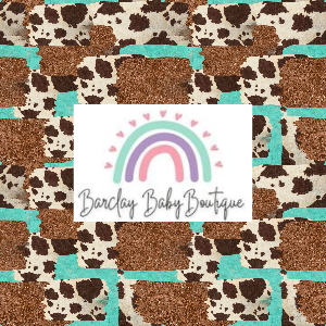 Western Brushstrokes Fabric INFANT (Preemie, Newborn, 0/3m to 9/12m) ALL Patterns