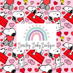 Dog Valentine Fabric CHILD (6y - 12y)