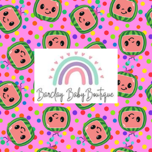 COC polka dot pink Fabric INFANT (Preemie, Newborn, 0 /3m to 9/12m) ALL Patterns