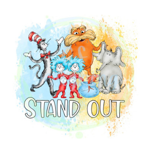 Storybook stand out Onesie, Basic T-shirt and Peplum shirt SUBLIMATION