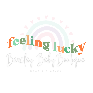 'Feeling Lucky' GREY Onesie, Tank Top, and Basic T-shirt SUBLIMATION