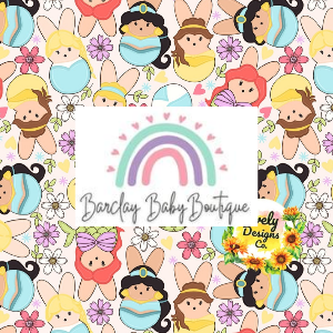 Princess Peeps Fabric INFANT (Preemie, Newborn, 0 /3m to 9/12m) ALL Patterns