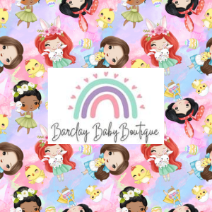 Princess Bunny Fabric INFANT (Preemie, Newborn, 0 /3m to 9/12m) ALL Patterns