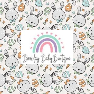 Boy Bunny Fabric INFANT (Preemie, Newborn, 0 /3m to 9/12m) ALL Patterns