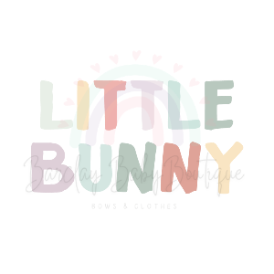 'Little Bunny' WHITE Onesie, Tank Top, Basic T-shirt and Peplum shirt SUBLIMATION