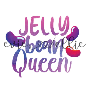 'Jelly Bean Queen' WHITE Onesie, Tank Top, Basic T-shirt and Peplum shirt SUBLIMATION