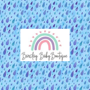 Blue Rain Spring Fabric INFANT (Preemie, Newborn, 0 /3m to 9/12m) ALL Patterns