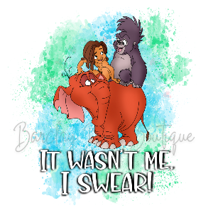 JB 'It wasn't me I swear' GREY Onesie, Tank Top, and Basic T-shirt SUBLIMATION