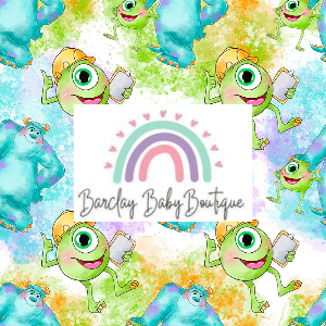 Monster Fabric INFANT (Preemie, Newborn, 0 /3m to 9/12m) ALL Patterns