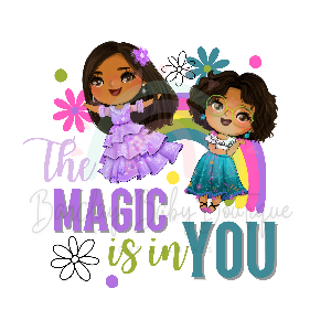ENC 'The magic is in you' WHITE Onesie, Basic T-shirt and Peplum shirt SUBLIMATION