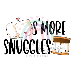 'S'more Snuggles' Onesie, Basic T-shirt and Peplum shirt SUBLIMATION