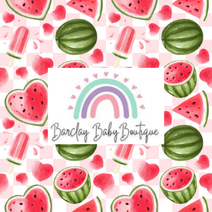 Watermelon Sugar Fabric INFANT (Preemie, Newborn, 0 /3m to 9/12m) ALL Patterns