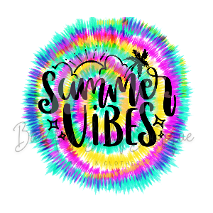 'Summer Vibes' Spiral WHITE Onesie, Tank Top, Basic T-shirt and Peplum shirt SUBLIMATION