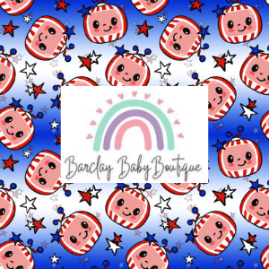 COC Stars & Stripes Fabric INFANT (Preemie, Newborn, 0 /3m to 9/12m) ALL Patterns