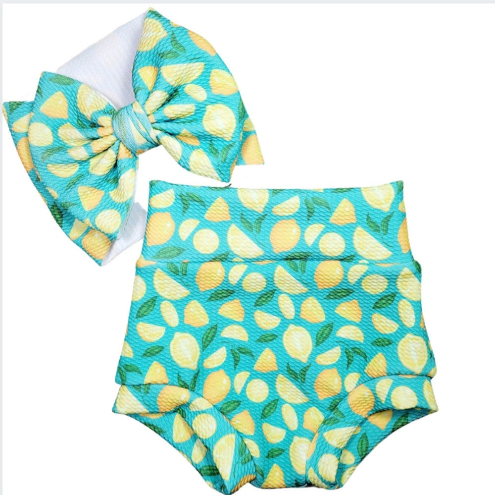 Lemon Fabric - Bow, Bummie or Bummie Skirt