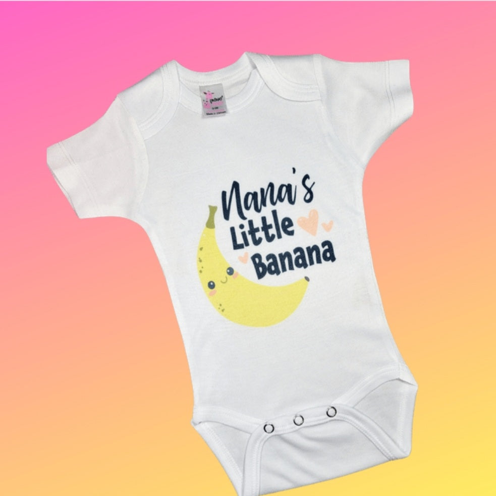 'Nana's Little Banana' - onesie or toddler t-shirt