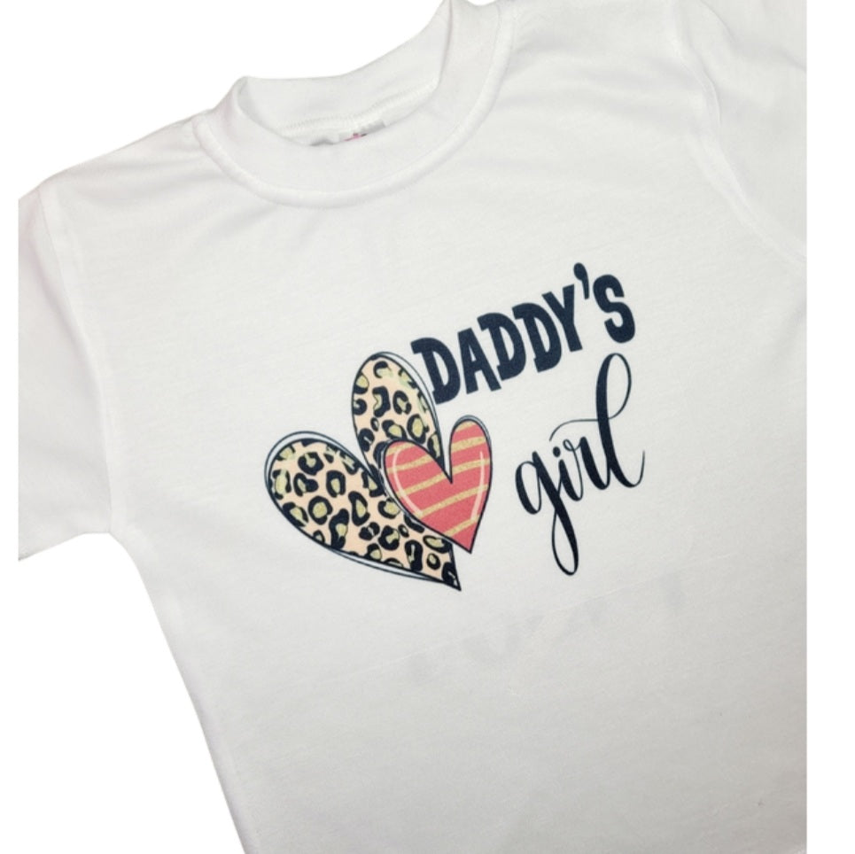 'Daddy's Girl' Cheetah - onesie or  t-shirt