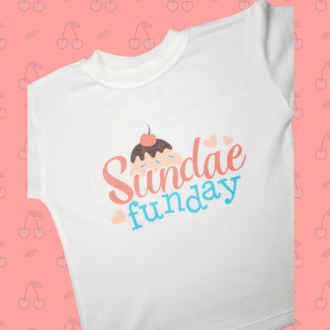 'Sundae Funday' - onesie or  t-shirt