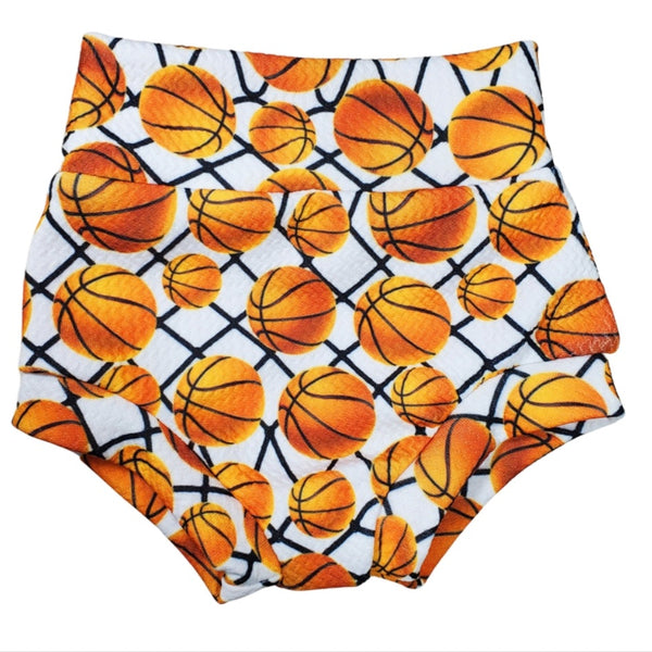 Basketball Fabric - Bow, Bummie or Bummie Skirt