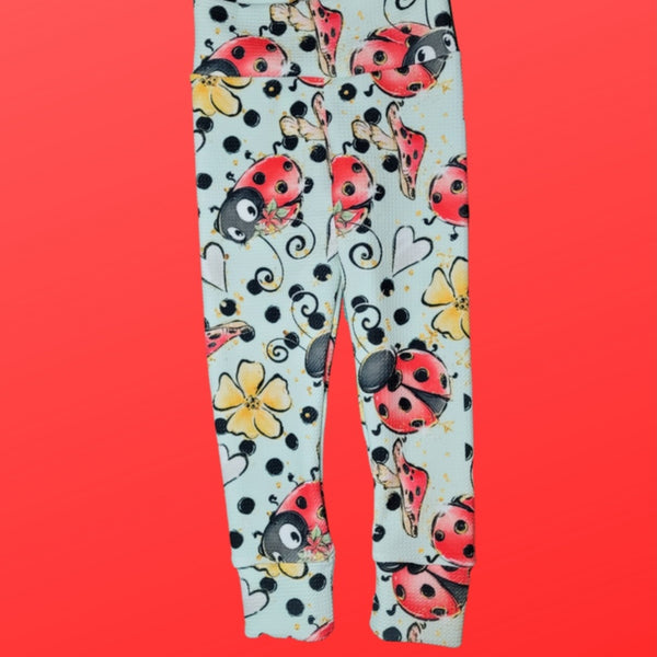 Ladybug print Fabric - Bow or Leggings