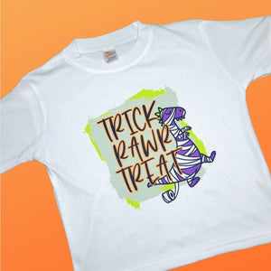 RTS 'Trick Rawr Treat'  t-shirt 18/24m
