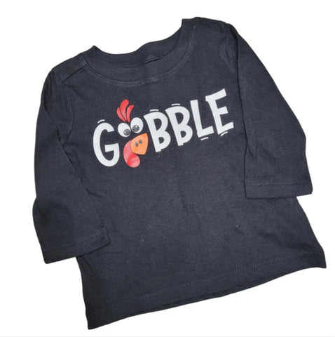 RTS 'Gobble' black toddler t-shirt