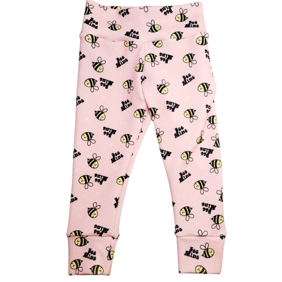 Bee Mine Fabric INFANT (0/3m to 12/18m) Bummie, Bummie Skirt, Shorts, Leggings, or Joggers